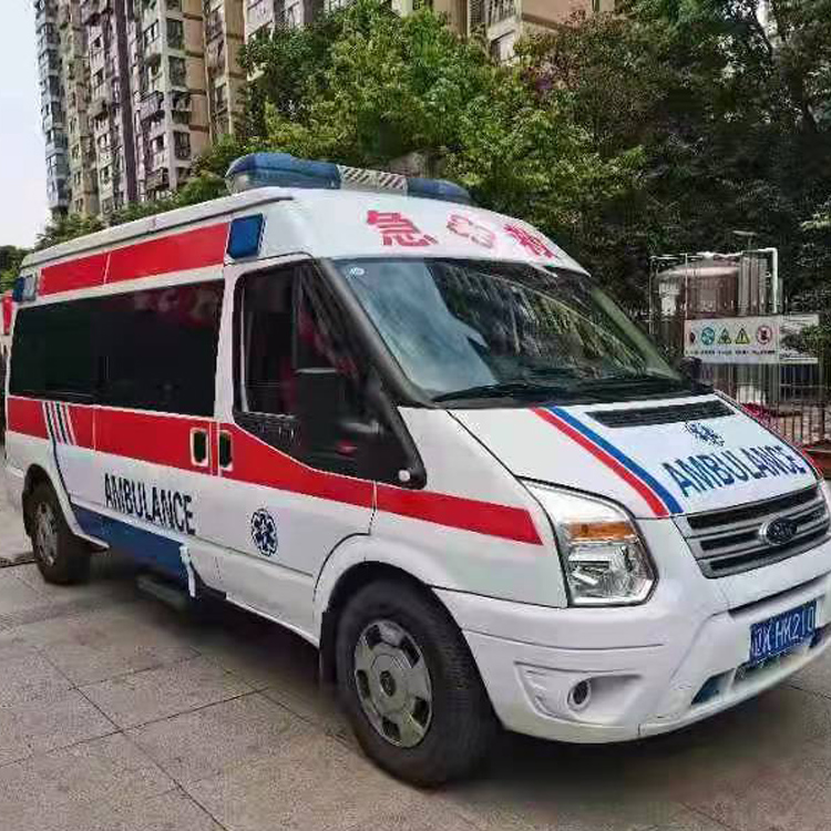 邵东长途救护车护送病人返乡